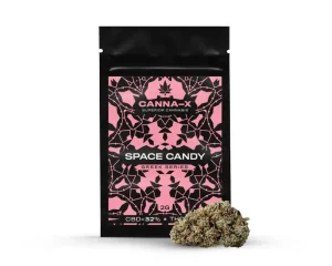 Canna-X Ανθοί Κάνναβης Space Candy Greek Series 32% CBD – 2γρ.