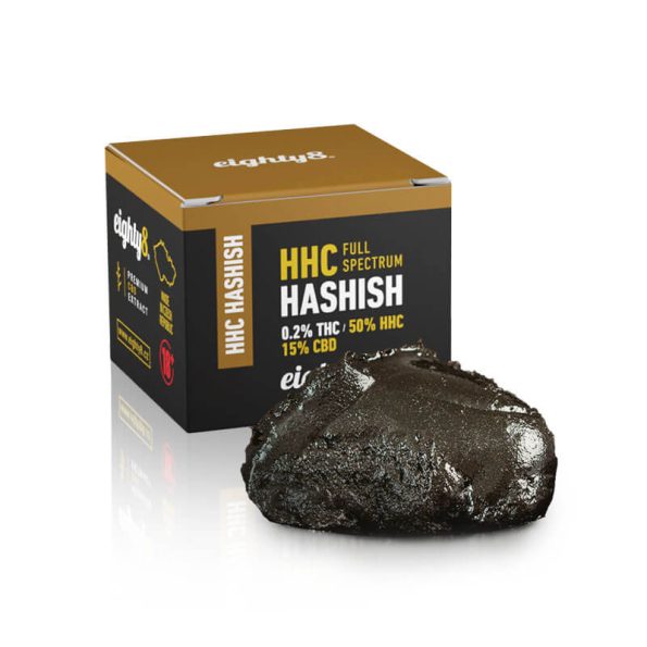 Eighty8 Hashish HHC 50% CBD 15% – 1γρ.