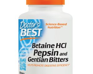 Doctor's Best Betaine HCl Pepsin & Gentian Bitters 360cps