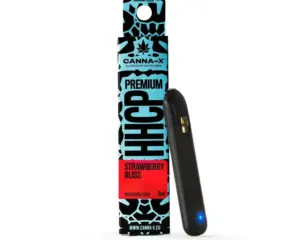 Canna-X Ηλεκτρονικό Τσιγάρο Μιας Χρήσης 99% HHC – 10% HHCP Strawberry Bliss – 1ml