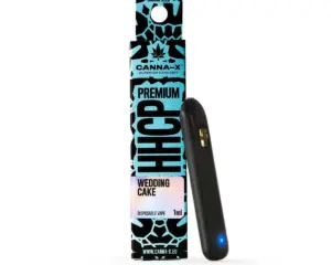 Canna-X Ηλεκτρονικό Τσιγάρο Μιας Χρήσης 99% HHC – 10% HHCP  Wedding Cake, 1ml