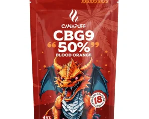 CanaPuff CBG9 Flowers Blood Orange, 50% CBG9, 1g