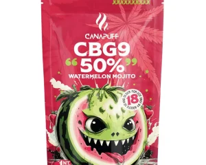 CanaPuff CBG9 Flowers Watermelon Mojito, 50% CBG9, 1g