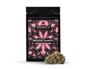 Canna-X Ανθοί Κάνναβης Space Candy Greek Series 32% CBD – 10γρ.