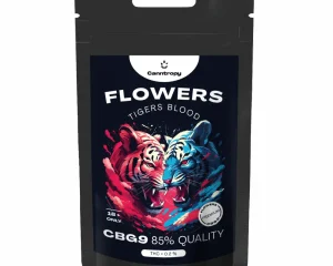 Canntropy CBG9 Flowers Tigers Blood, CBG9 85% quality, 1g