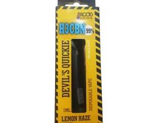 MOOD DEVIL'S QUICKIE H3CBN Disposable Vape Pen Lemon Haze – Sativa 1ml