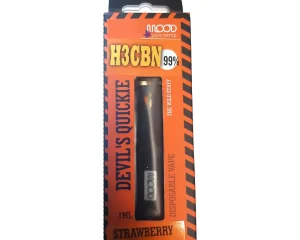 MOOD DEVIL'S QUICKIE H3CBN Disposable Vape Pen Strawberry – Hybrid 1ml