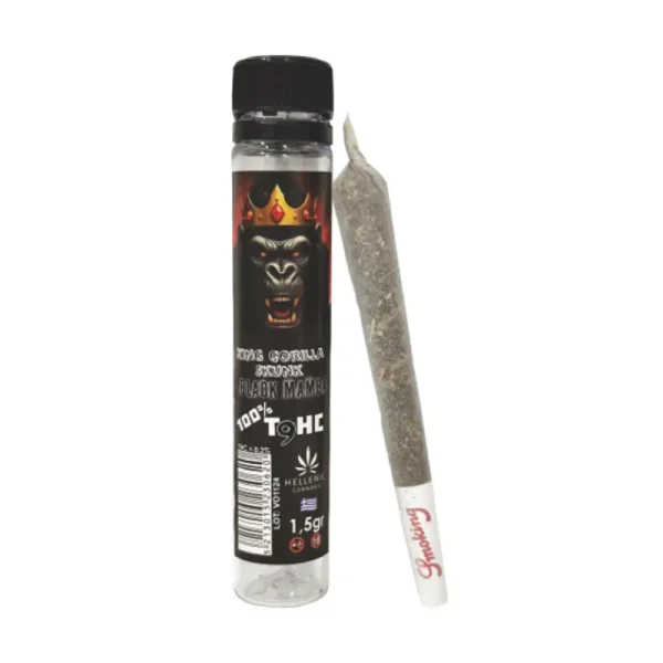 King Gorilla Skunk 100% T9HC Black Mamba Prerolled 1.5gr