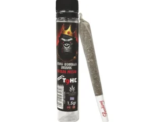 King Gorilla Skunk 100% T9HC Durban Poison Prerolled 1.5gr