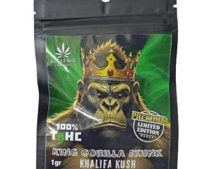 Βιολογικά Προϊόντα Κάνναβης - Είδη Καπνιστού - T9HC, CBD, CBG 144 King Gorilla Skunk Khalifa Kush T9hc 1gr
