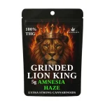 Lion King THG 100% Amnesia Haze 5gr Grinded Flower