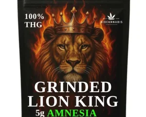 Lion King THG 100% Amnesia Haze 5gr Grinded Flower